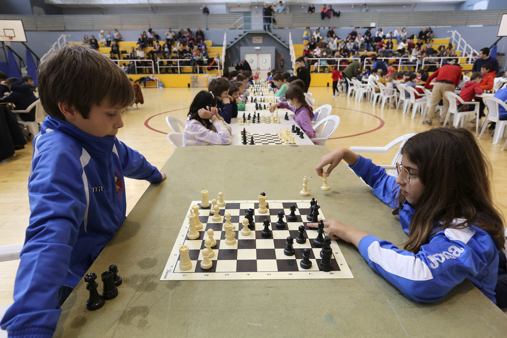 Imagen de la tercera jornada del Campeonato Escolar de Ajedrez.  / MONTSE.ALVAREZ