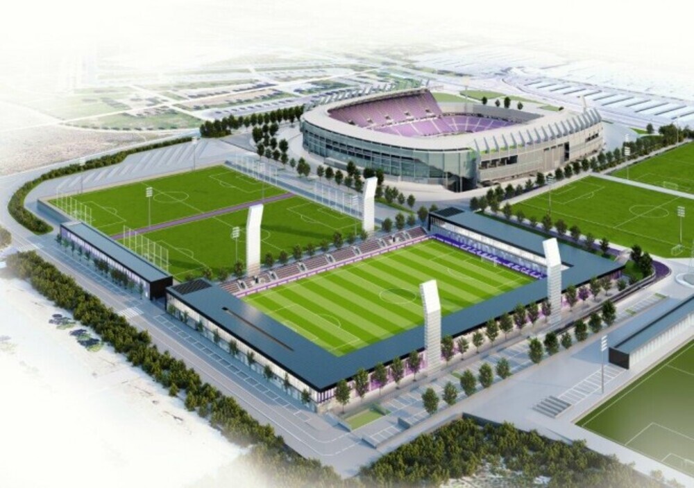 Imagen del proyecto de la ampliación de la ciudad deportiva del Real Valladolid.