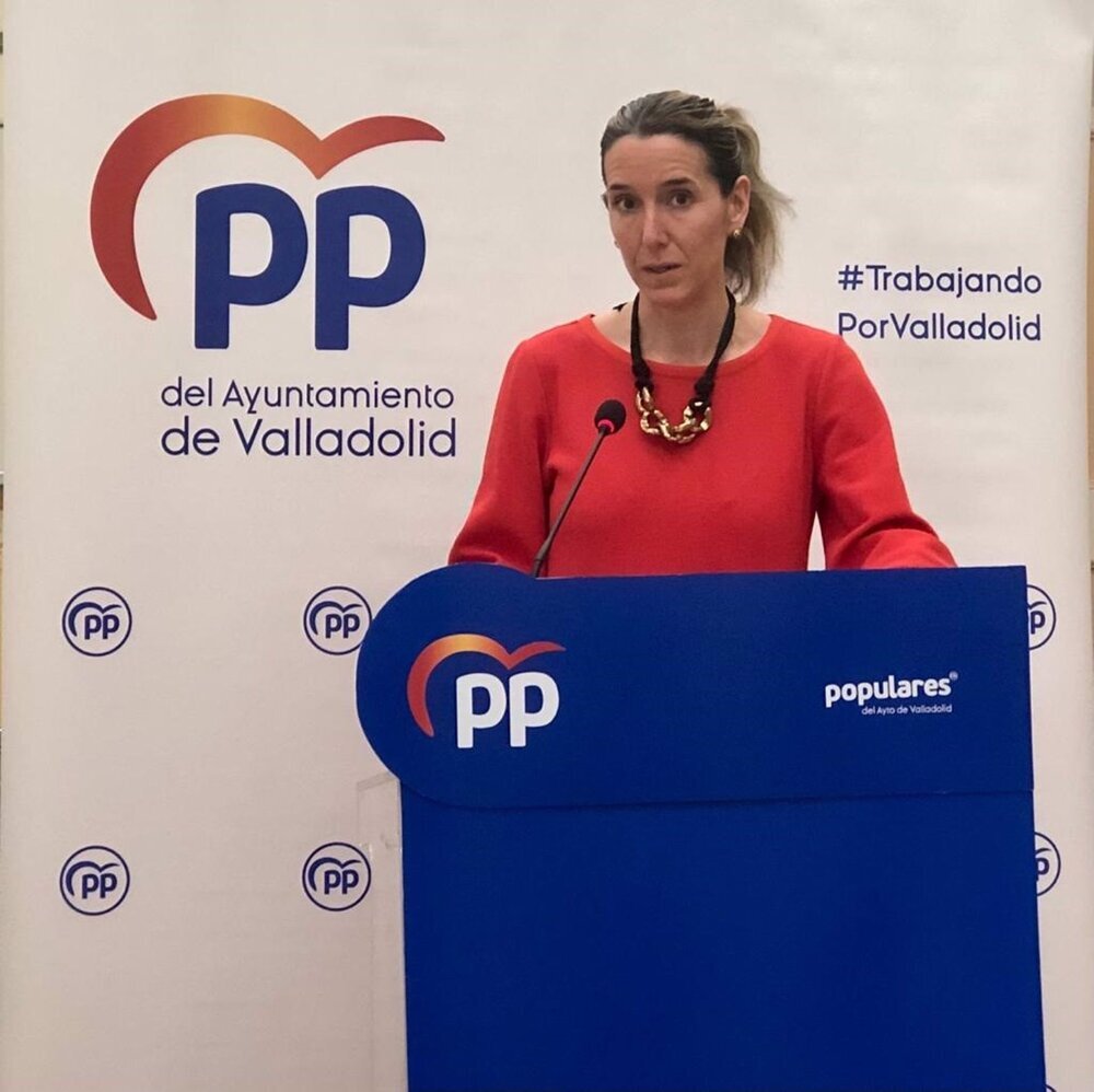 La portavoz del Grupo Municipal Popular en el Ayuntamiento de Valladolid, Irene Núñez.