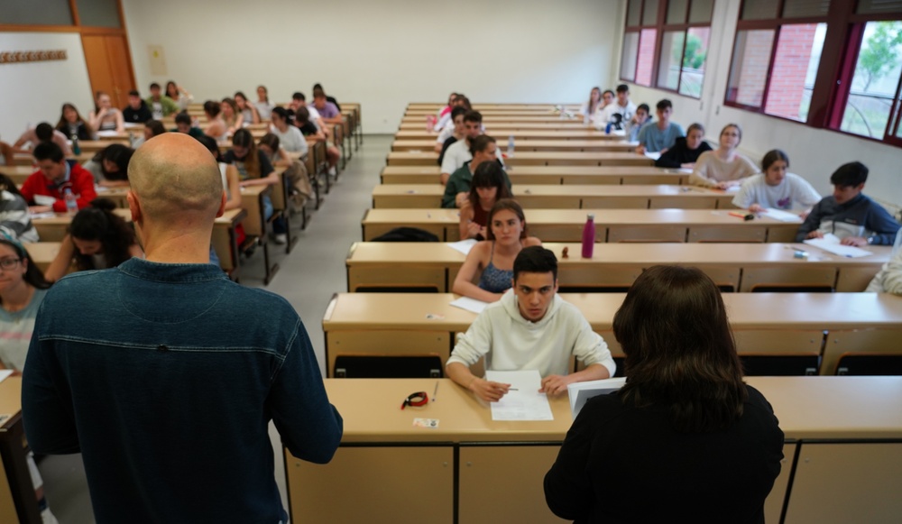 Pruebas de Evaluación de Acceso a la Universidad, EBAU 2023 en Valladolid  / RUBÉN CACHO / ICAL
