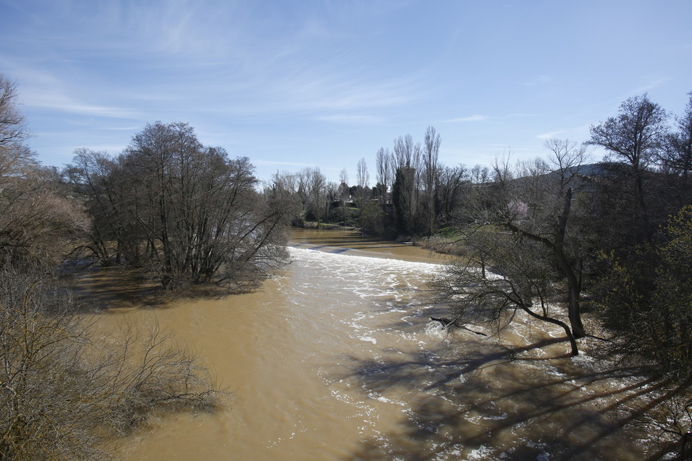 Río Duero a su paso por Quintanilla