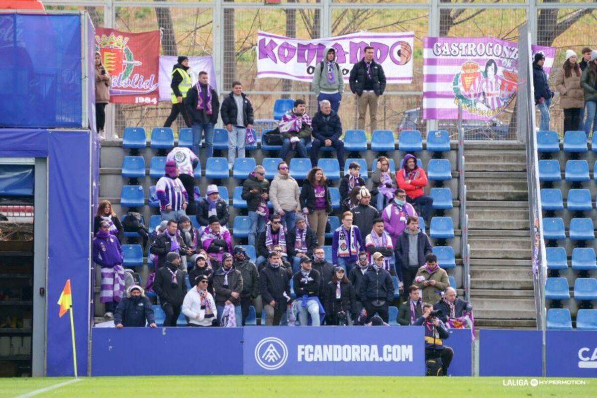 Imagen del Andorra-Real Valladolid.  / LALIGA