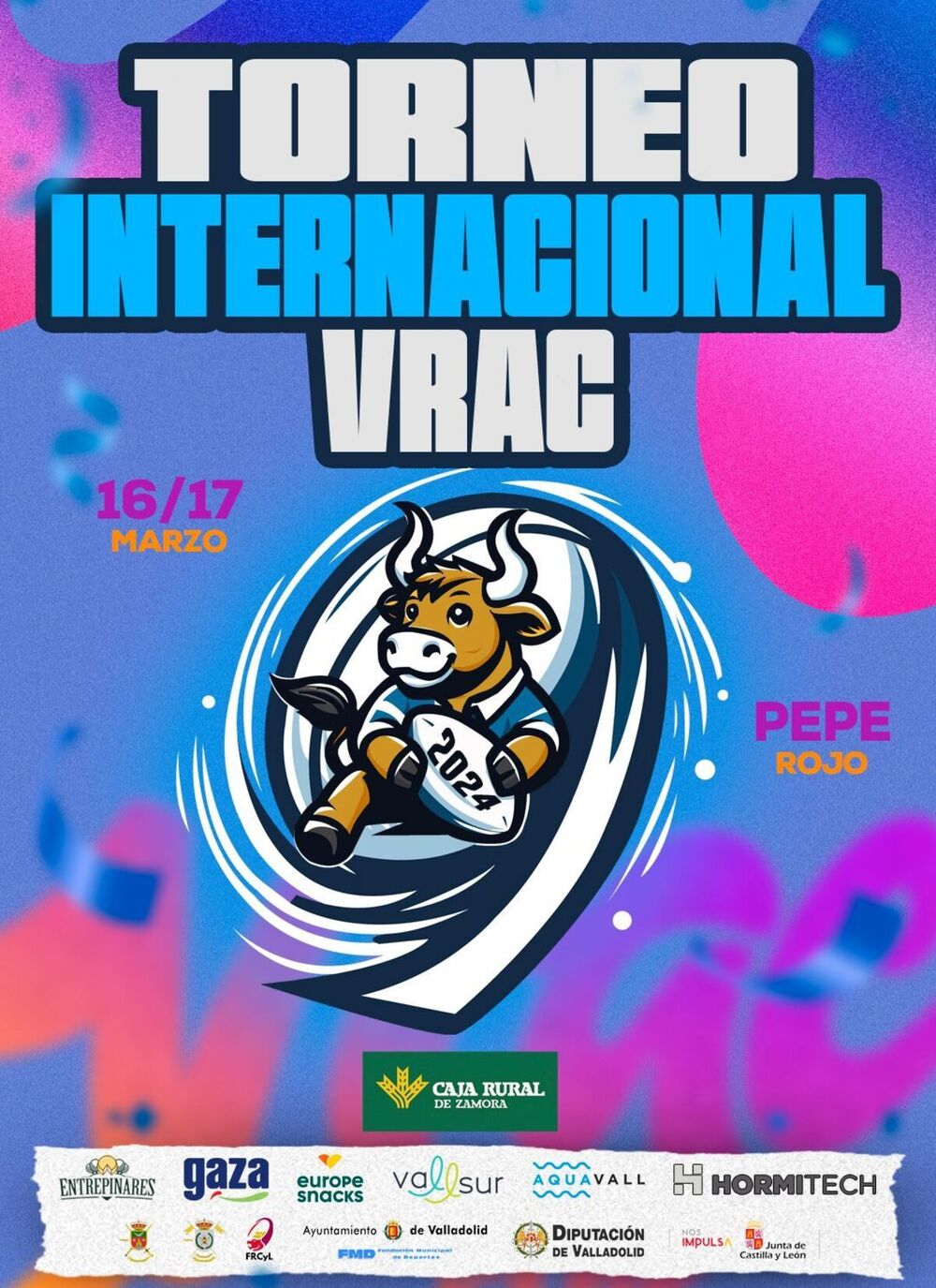 Cartel del Torneo Internacional de Canteras del VRAC.
