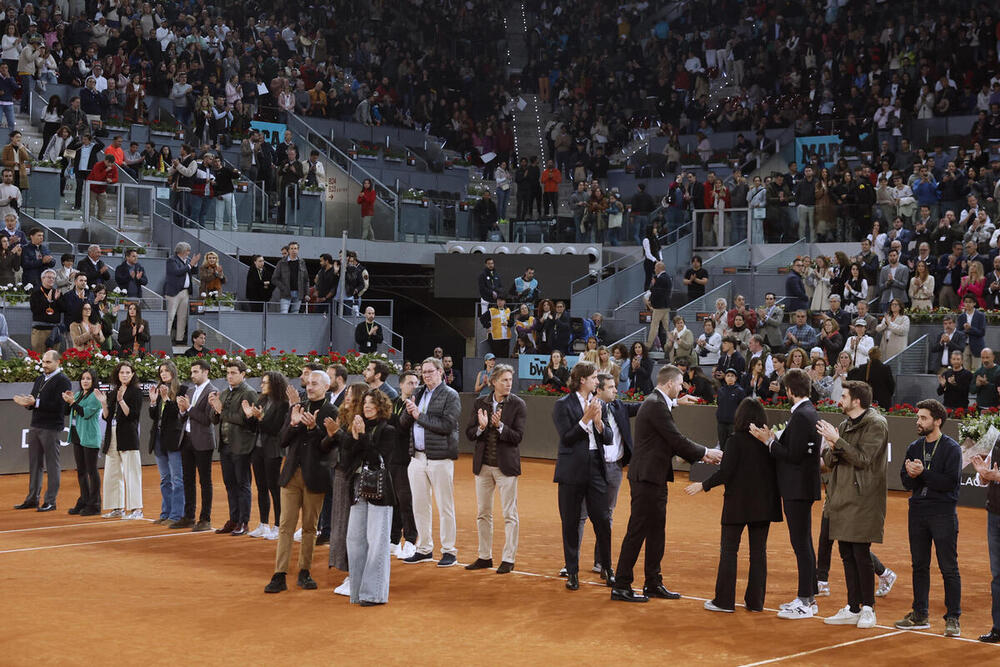 El Masters 1000 de Madrid recuerda a Sergio Delgado 