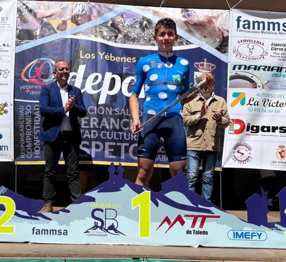 Hugo Muñoz (Norinver) gana la Vuelta a Toledo cadetes