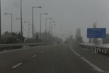 Valladolid se libra de la alerta por nieve