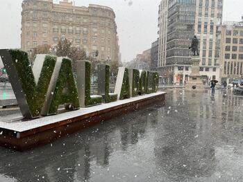 Valladolid no registraba nevadas en noviembre desde 2013