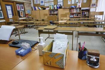 La covid vuelve a confinar aulas de colegios en Valladolid