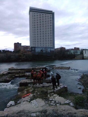 Rescatan del río Pisuerga a un persona que huía de la Policía