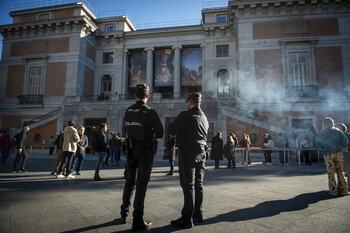 La Policía, en guardia ante el partido entre España y Marruecos