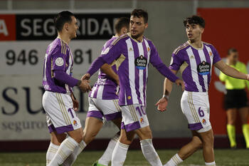 El Real Valladolid pasa de ronda tras eliminar al Arenas (1-5)