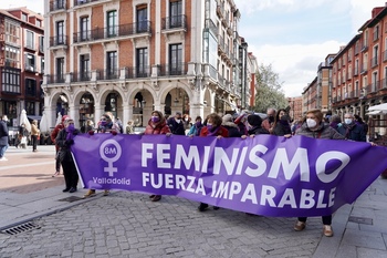 El movimiento feminista sale a la calle en Valladolid