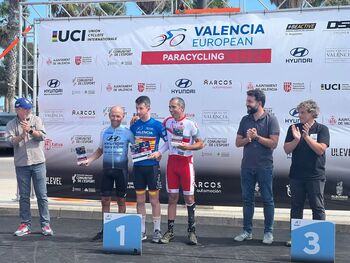 Prieto, 3º en la crono de la Valencia European Paracycling Cup