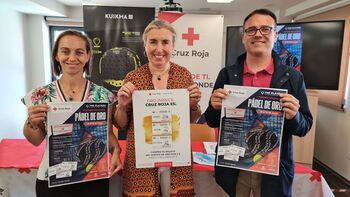 Cruz Roja estrena el primer torneo solidario 'Pádel de Oro'