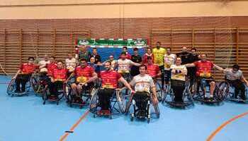 Inclusport-España, amistoso de balonmano en silla de ruedas