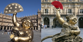 Roban parte de una escultura de Salamanca inaugurada ayer