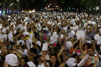 El récord Guinness de las peñas ayudará al pueblo de La Palma