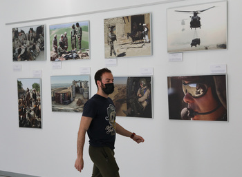 Fotografías militares, el sacrificio español en Afganistán
