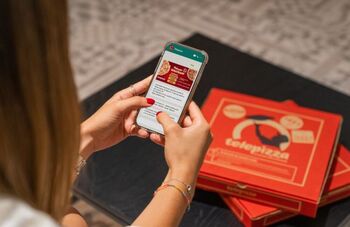 Telepizza lanza un servicio para realizar pedidos por WhatsApp