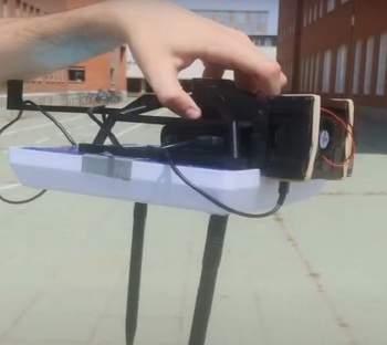Un dron para localizar a personas en zonas sin cobertura