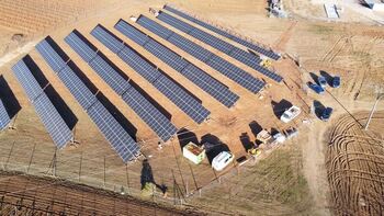 Cuatro Rayas instala un parque solar con cerca de mil paneles