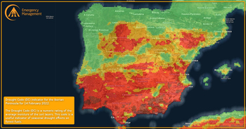 La sequía eleva el riesgo de incendios en el oeste y el sur