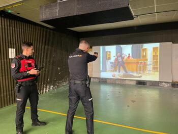 La comisaría provincial incorpora una galería de tiro virtual