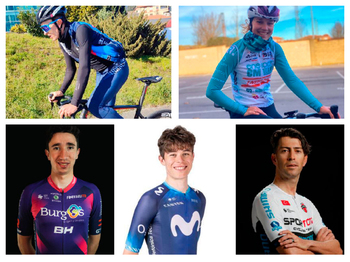 Cinco ciclistas vallisoletanos en categoría UCI este 2023