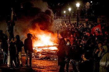 Las revueltas en París por las pensiones acaban con 217 detenidos
