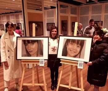 Laura Serrano exhibe en Madrid 'La esencia del retrato'