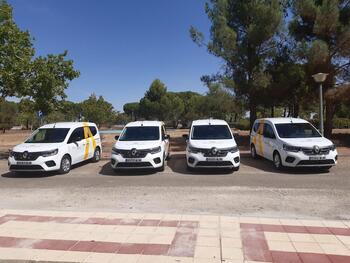 Cuatro furgonetas eléctricas para la Diputación de Valladolid