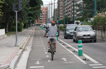 Un carril bici para conectar Parquesol con avenida Salamanca