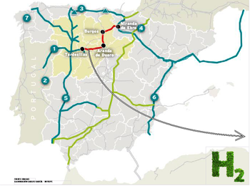 Valladolid aspira a prolongar la futura red de hidrógeno