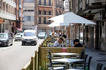 Valladolid eliminará las terrazas en aparcamientos desde enero