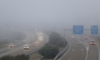 La niebla afecta a varios tramos de autovías en Valladolid