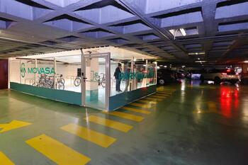 Parkibici abre una estación en el parking de la Plaza Mayor
