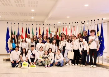 Jóvenes de Aldeamayor y Boecillo conocen el Parlamento Europeo