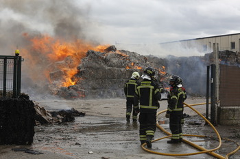 La empresa de gestión de residuos Marepa sufre un incendio