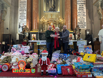 Mensajeros de la Paz recibe 500 juguetes donados en Valladolid