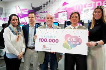 Un jubilado de Valladolid, el usuario 100.000 de CyL Digital