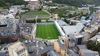 Primera visita al Estadio Nacional de Andorra