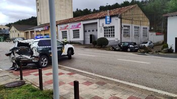 Un camión arrolla tres patrullas de la Guardia Civil en Soria