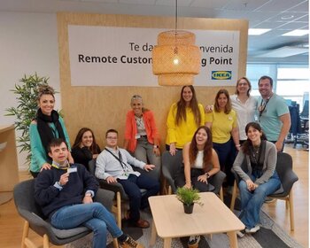 Alumnos de Down Valladolid inician su formación en empresas