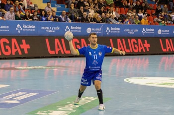 Alejandro Pisonero, con la selección española júnior