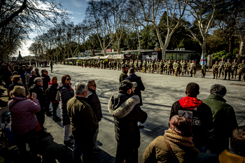 Más de 200 soldados de Farnesio ensayan para el desfile 'real'